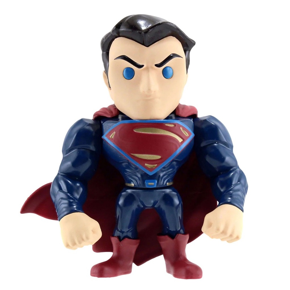 JADA DC Comics Batman V Superman Die Cast Metal 4” Superman M6 Figure